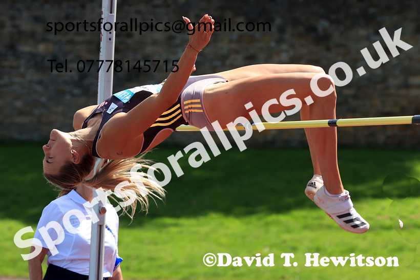 Heptathlon high jump, 2025 EAP International Combined Events, Hexham, Northumberland.  Photo: David T. Hewitson/Sports for All Pics